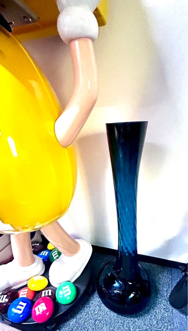 床置き 大型 ロング花瓶 ガラス製 生花 枝物 フラワーベース インテリア 特大