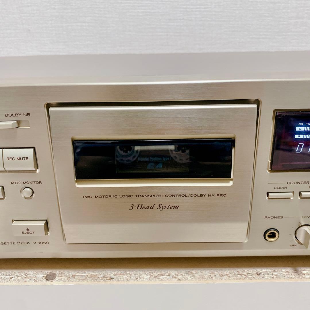 極美品 高級機 TEAC V-1050 3ヘッド Dolby B/C リモコン付
