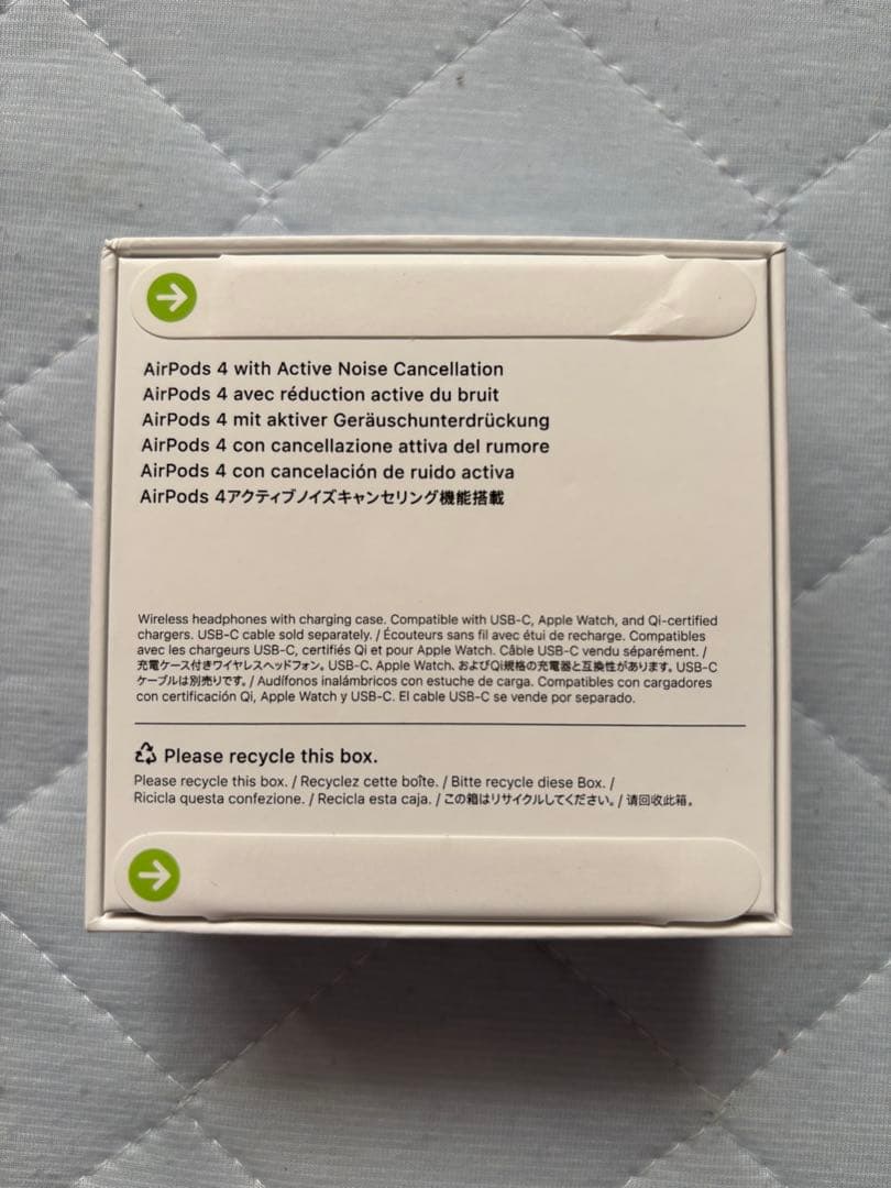 Apple AirPods4（ANC）アクティブノイズキャンセリング搭載モデル