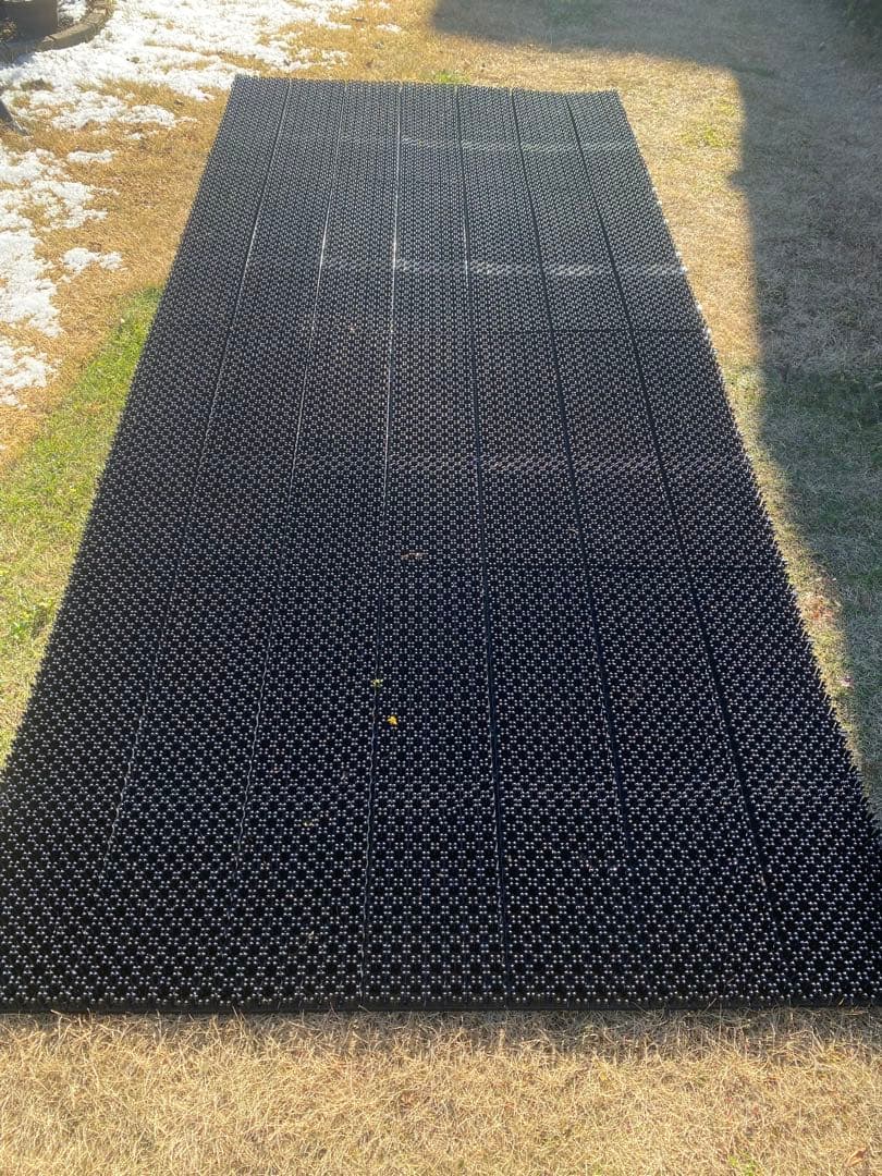 スノーボードオフトレ専用人工芝　トリックスノー　ブラック30枚