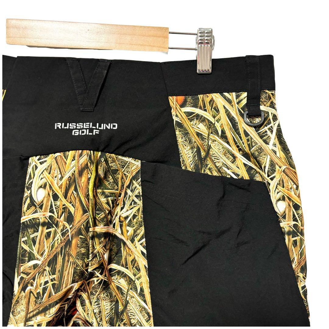 新品 ラッセルノ ゴルフ コンバット ポケット ロングパンツ カモ 迷彩 XL6