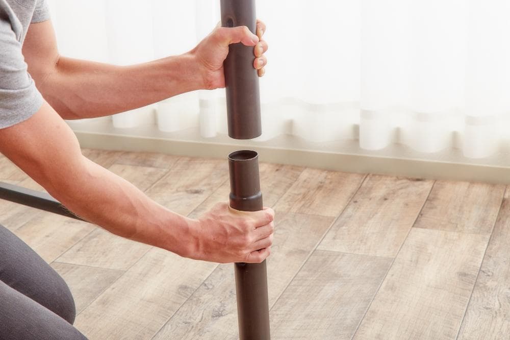 【送料無料】【シングル】 ロフトパイプベッド 高さ調節可能 コンセント付き