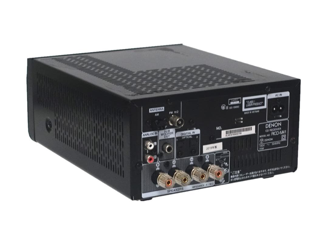 DENON デノン RCD-M41 CDレシーバー ブラック 2018年 動作品