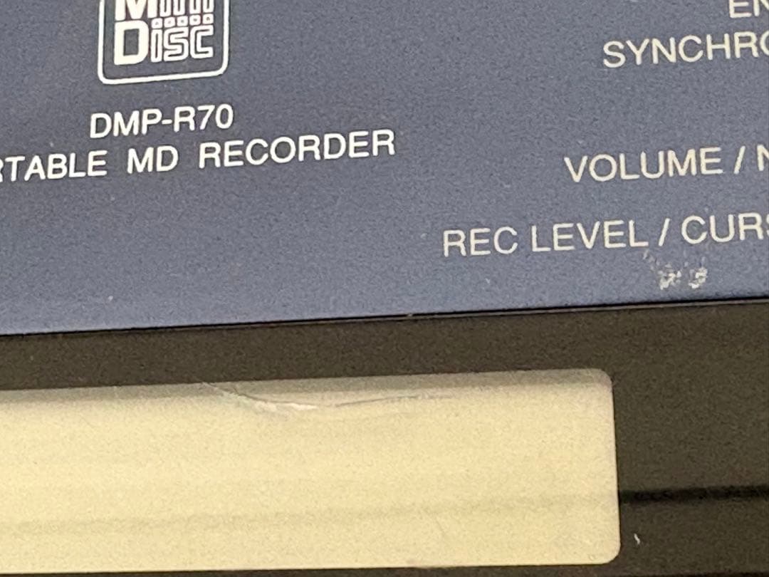 希少 DENON デノン MDプレーヤー レコーダー DMP-R70 録再生OK