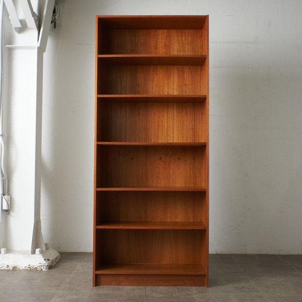 85675★イギリス ヴィンテージ ブックシェルフ チーク 本棚 ブックケース