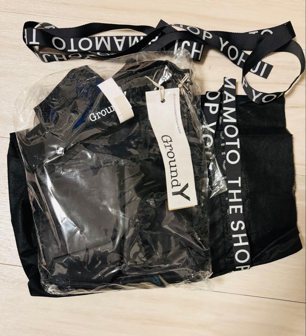 Ground Y ブラック ショルダーバッグ　がま口　ブラック