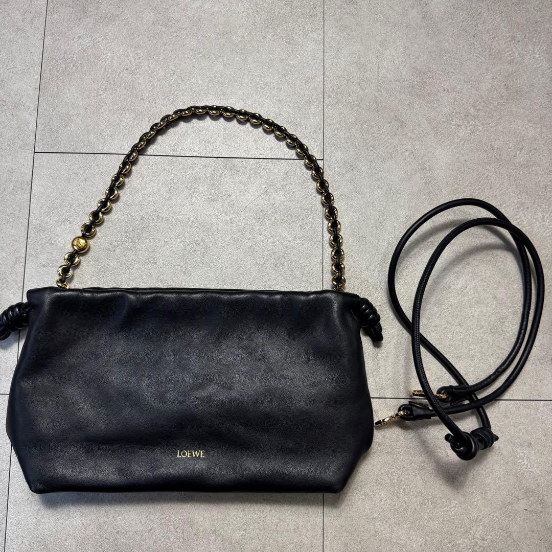 LOEWE ロエベ フラメンコパース ミディアム ブラック 正規品