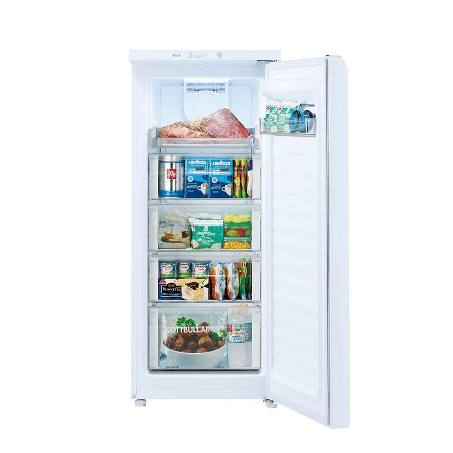 アクア 前開き式冷凍庫 AQF-F13R 134L 展示品 除菌清掃済 極美品