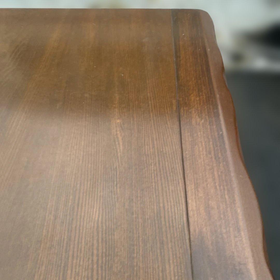 ダークブラウン 木製座卓 シンプルデザイン