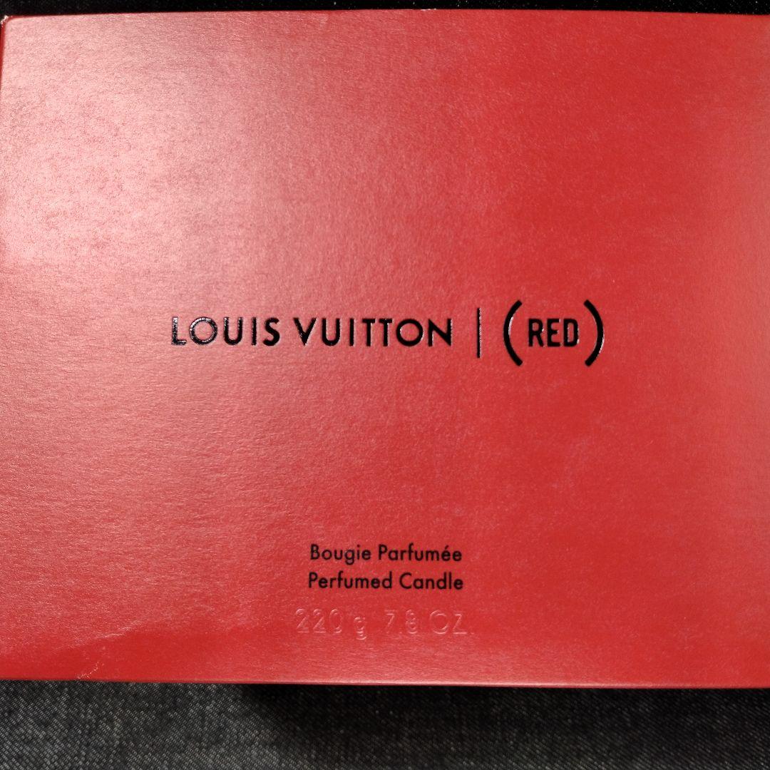 ☆未使用・ルイヴィトン パフュームドキャンドルRED 香りのろうそく 220g☆