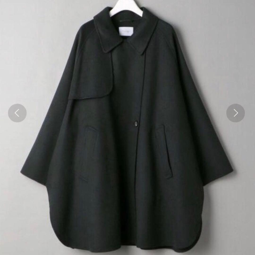 Beauty & Youth リバー ポンチョ コート Dark Green M