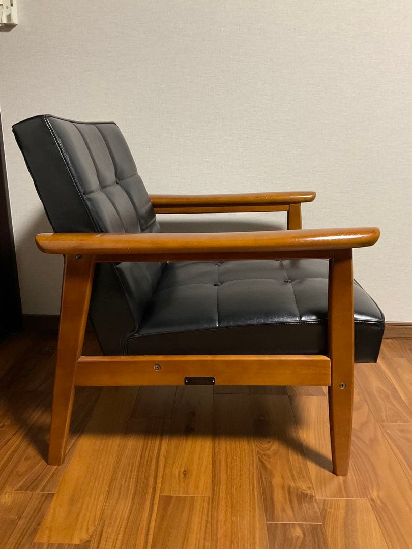 カリモク60 Kチェア1シーター オットマン スタンダードブラック