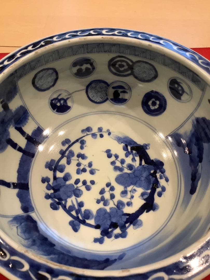 【古伊万里】染付　鉢　アンティーク