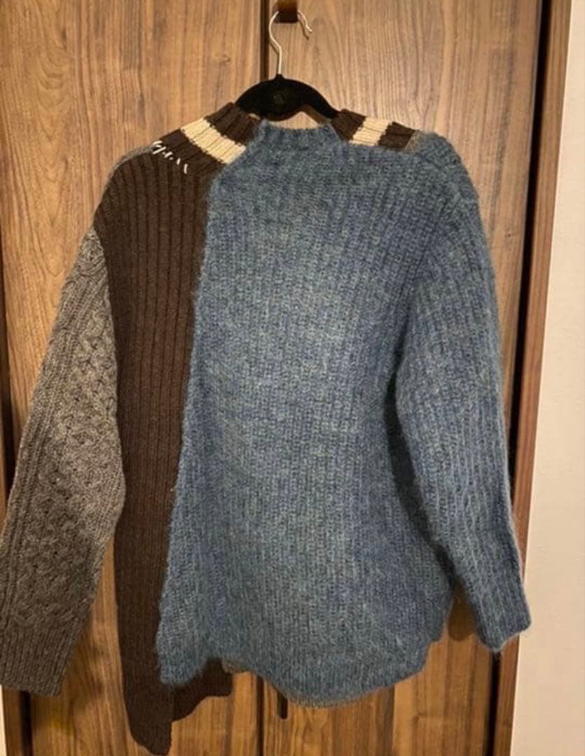 kolor20AW クレージーパターンニット