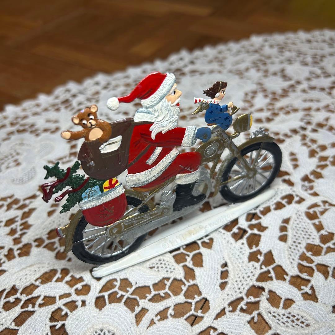 ドイツ　ウィルヘルム　シュヴァイツァー サンタクロース　サンタ　置物　錫