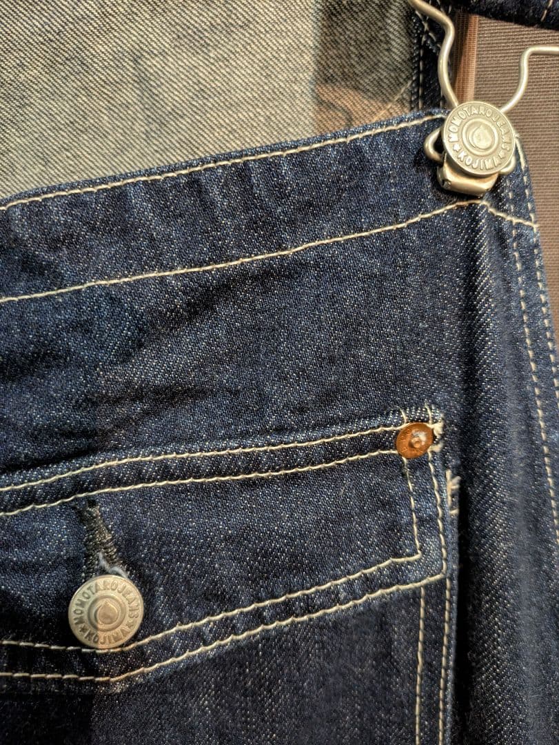 桃太郎ジーンズ GTBデニム・オーバーオール サイズM