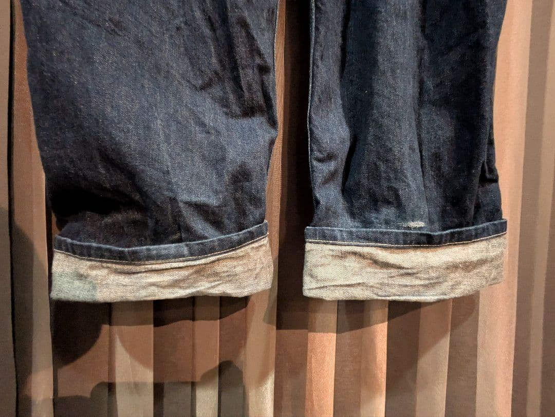 桃太郎ジーンズ GTBデニム・オーバーオール サイズM