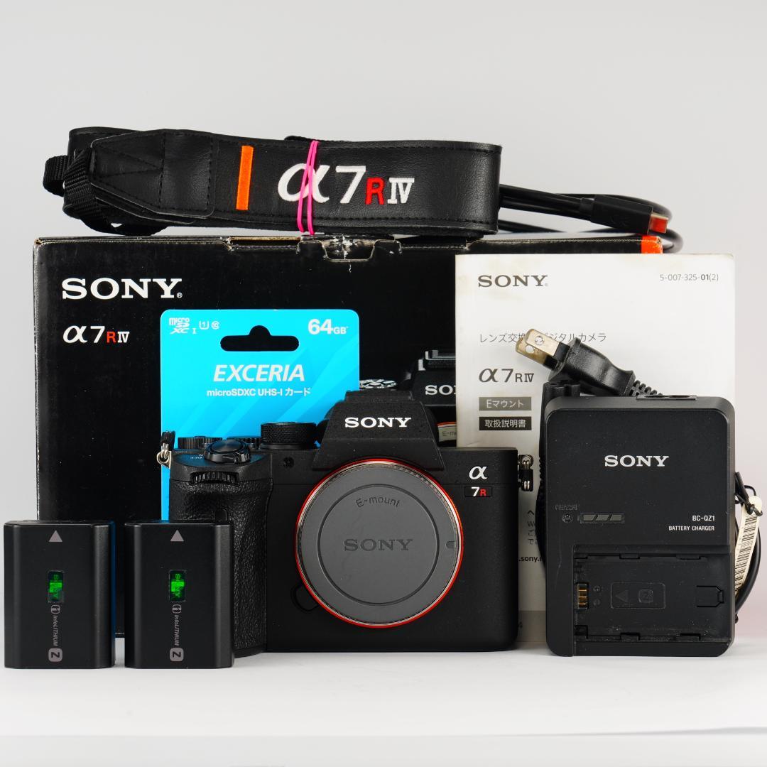 【圧倒的解像力】未使用級/SONY/α7R IV/4068回/バッテリー2個