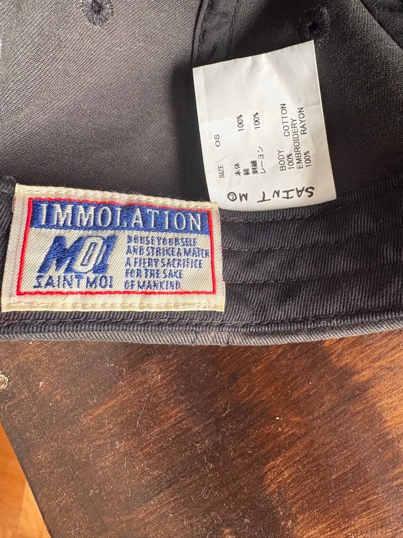 帽子 SAINT Mxxxxxx CAP/SAINT 6 / BLK