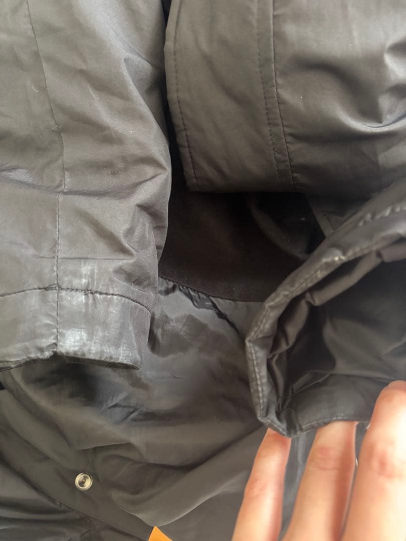 難あり！EGOZARU エゴザル ベンチコート Sサイズ 黒 防寒 アウター