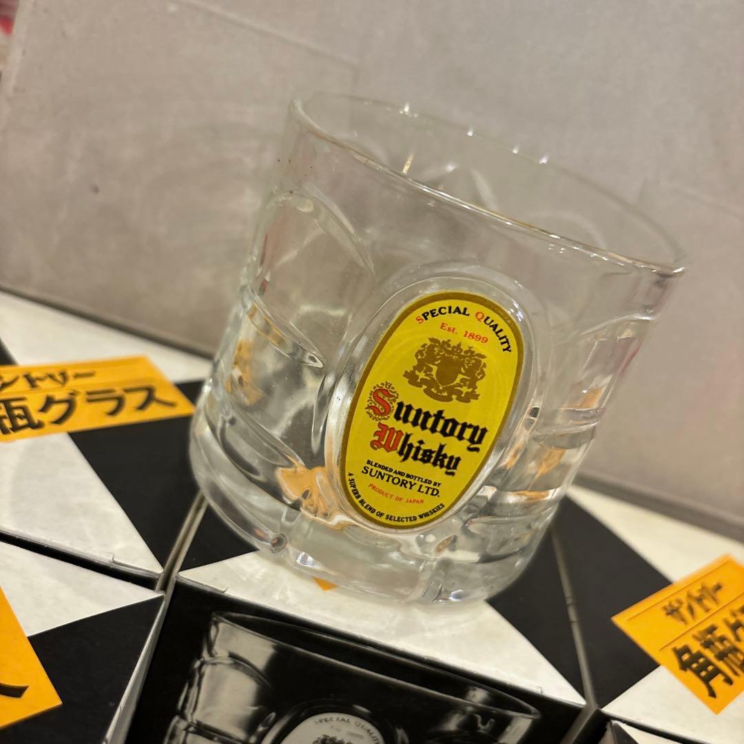 古酒 サントリー角亀甲&グラスSET 未使用品