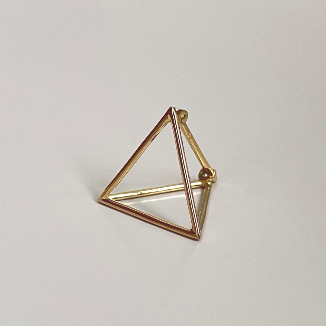 アクセサリー SHIHARA Triangle Pierce 15 18K YG