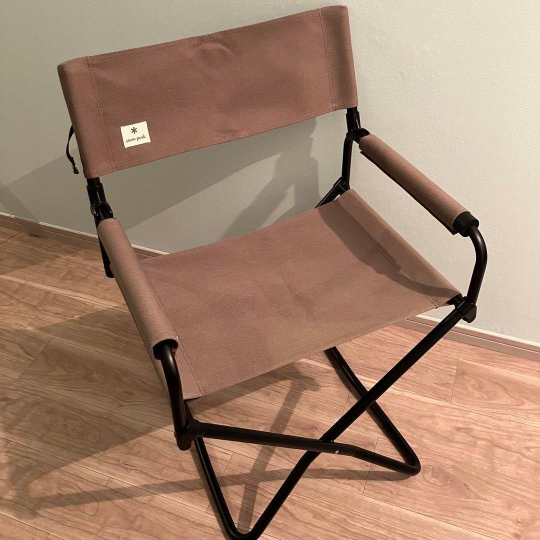 【室内保管 未使用】 peak FDチェア グレー 脚キャップ付