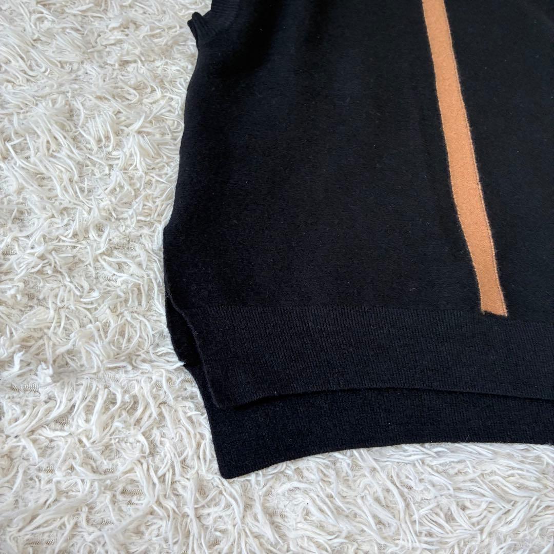 CULLNI クルニ アシンメトリーニットベスト ブラック ウール