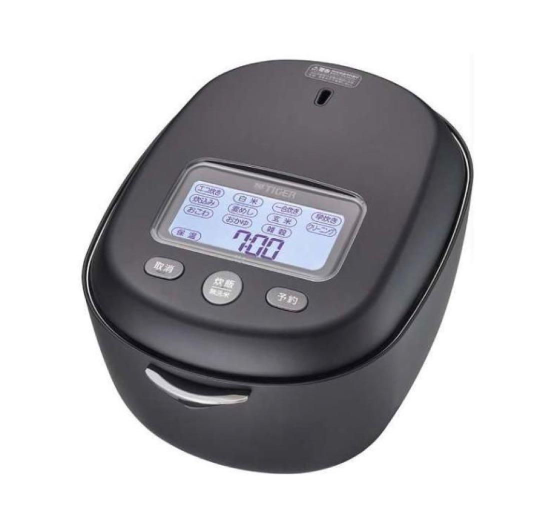 タイガー土鍋圧力IHジャー炊飯器 ご泡火炊き5.5合 JRX-S100KS 黒