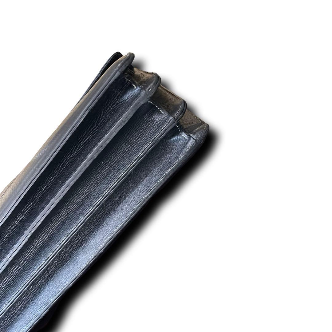 ヴェルサーチ ビジネスバッグ ブリーフケース レザー メデューサ 黒 A4