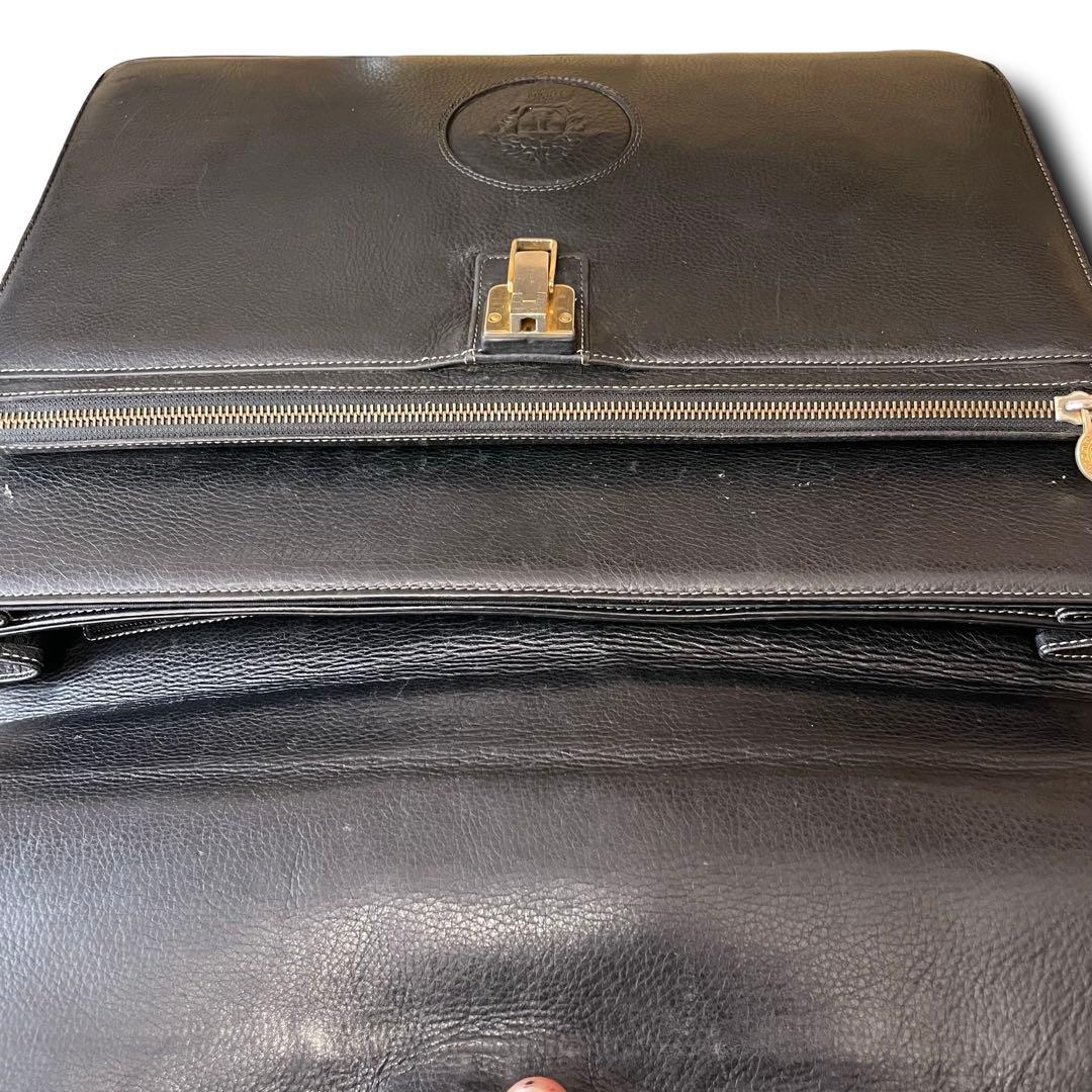 ヴェルサーチ ビジネスバッグ ブリーフケース レザー メデューサ 黒 A4