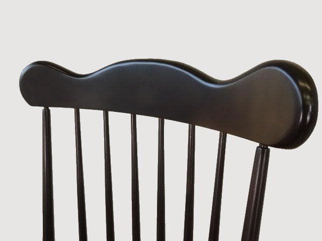 木製　ロッキングチェアー（黒色系）　再塗装済　ＵＳＥＤ