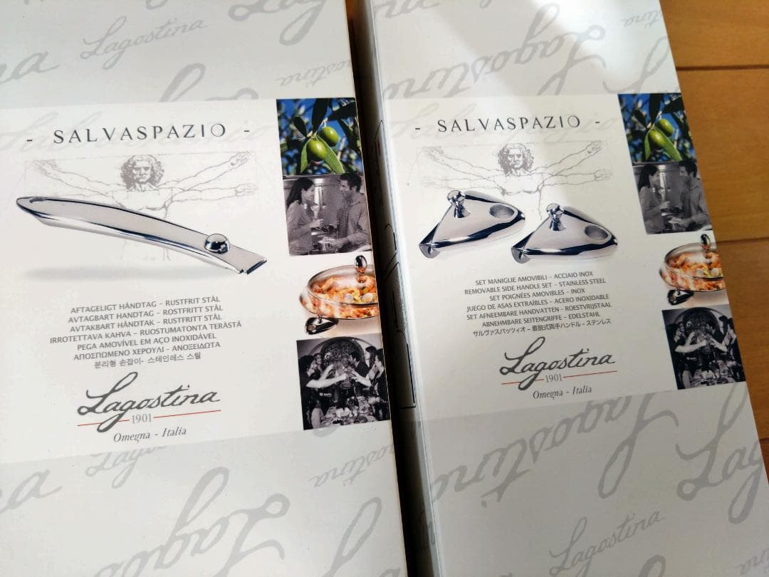 新品ラゴスティーナ サルヴァスパッツィオ 鍋３点セット