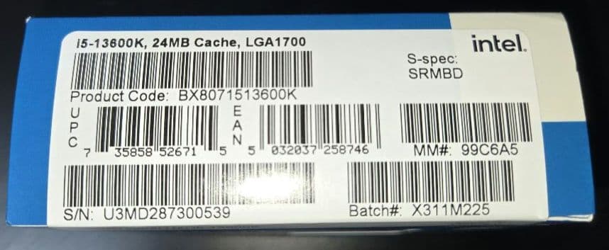 i5-13600K Z790マザー DDR5メモリーセット
