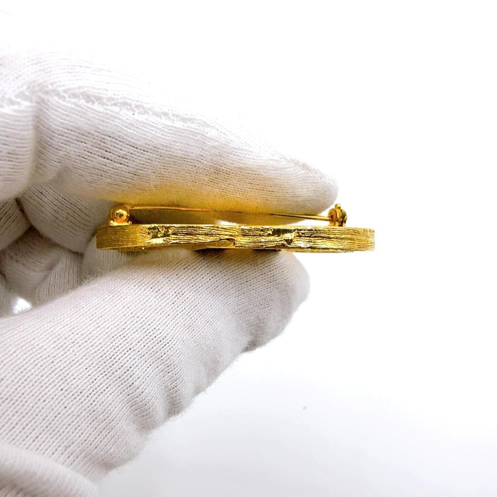 ◇シャネル◇GP×ラインストーン/ココマーク/174/ブローチ/ブランド