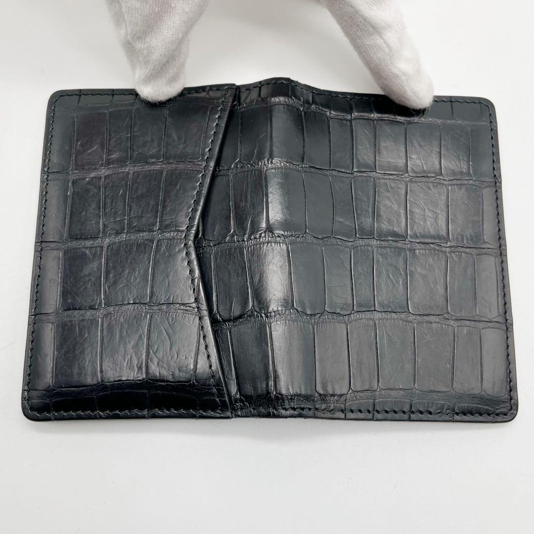 レア　ルイヴィトン オーガナイザードゥポッシュ　名刺入れ　黒　クロコダイル