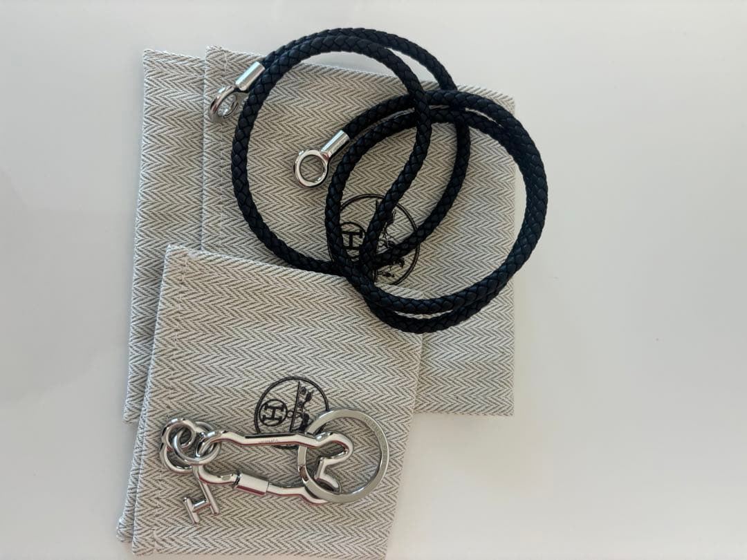 エルメス革のキーストラップ