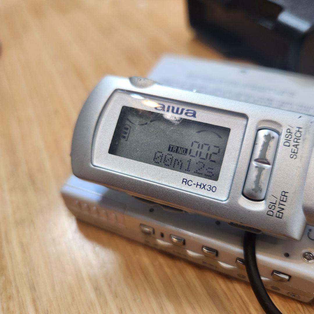 AIWA AM-HX50 アイワポータブル　MDプレーヤー　(動作品）