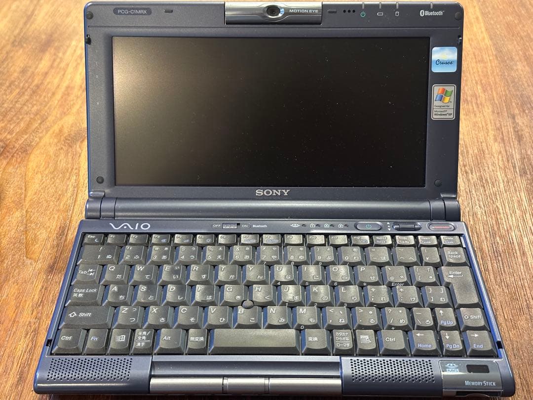 動作美品SONY レトロVAIO PCG-C1MRX 一部付属品付き
