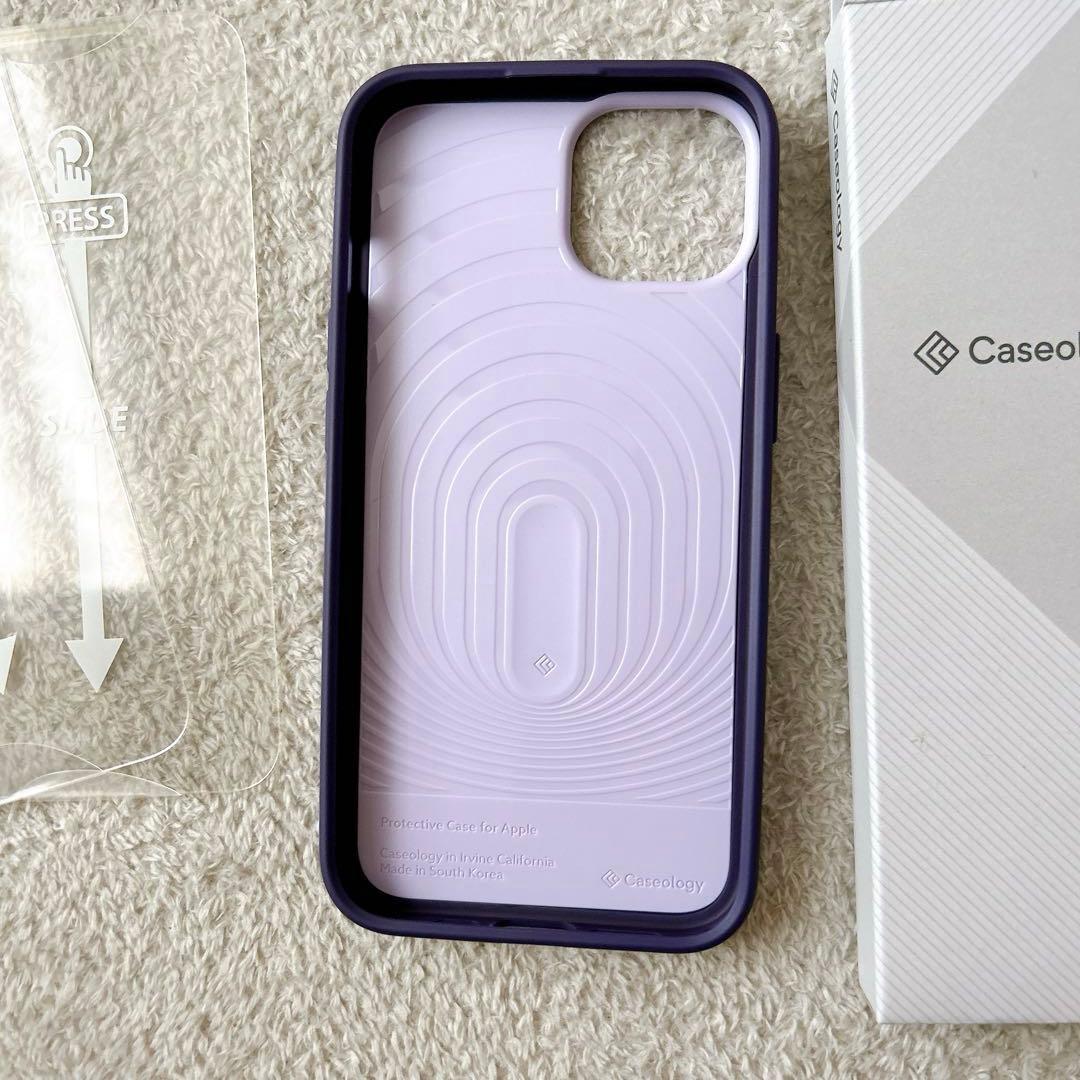 Caseology iPhone 14 用 ケース MagSafe対応 パープル