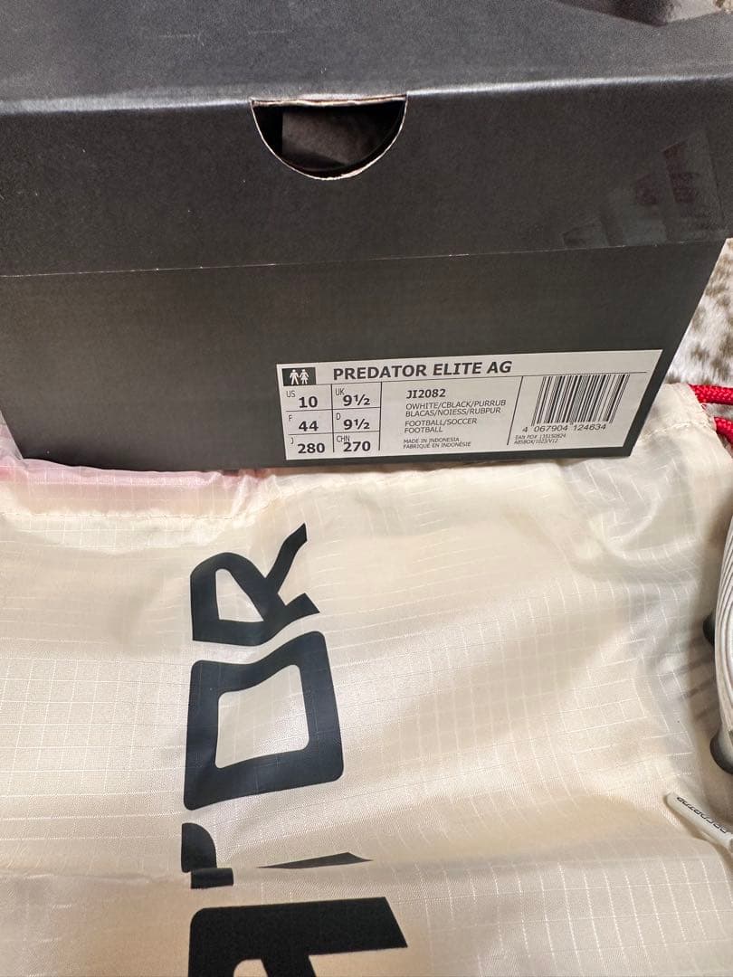アディダス プレデター エリート AG 28cm 美品 シューズケース 箱付き