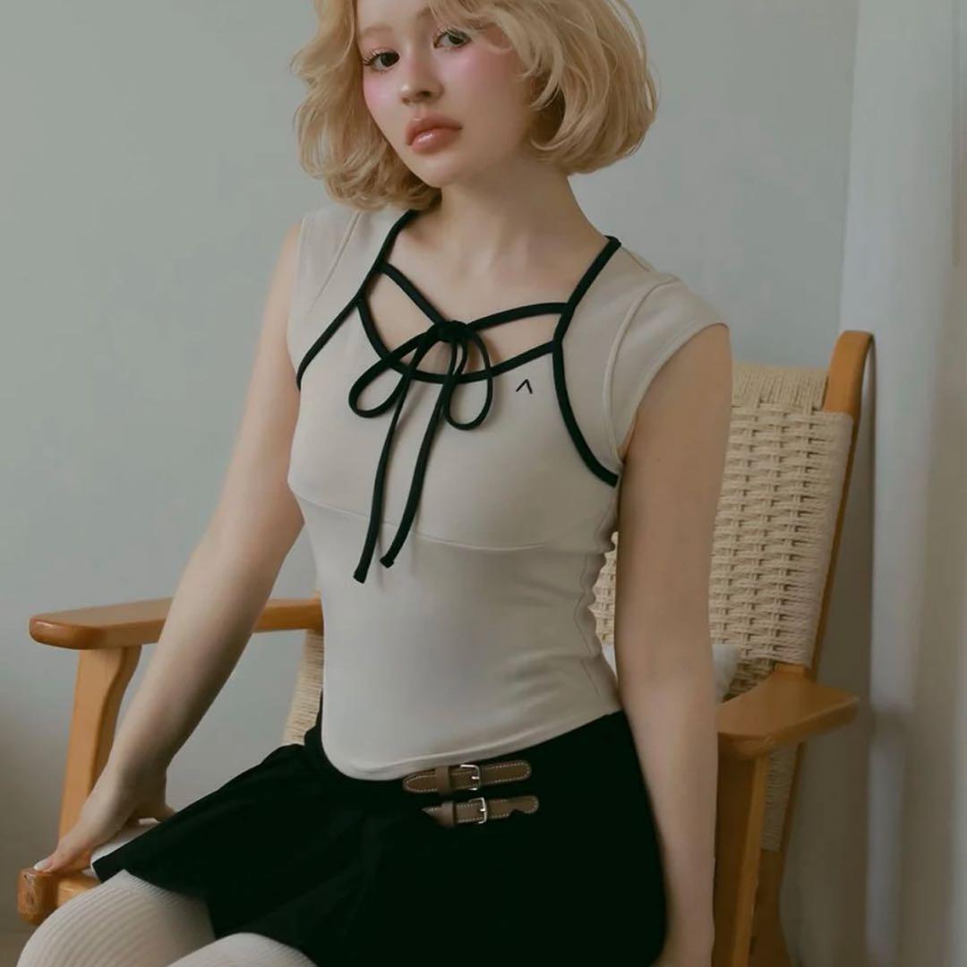 アンドマリー emma ribbon tops