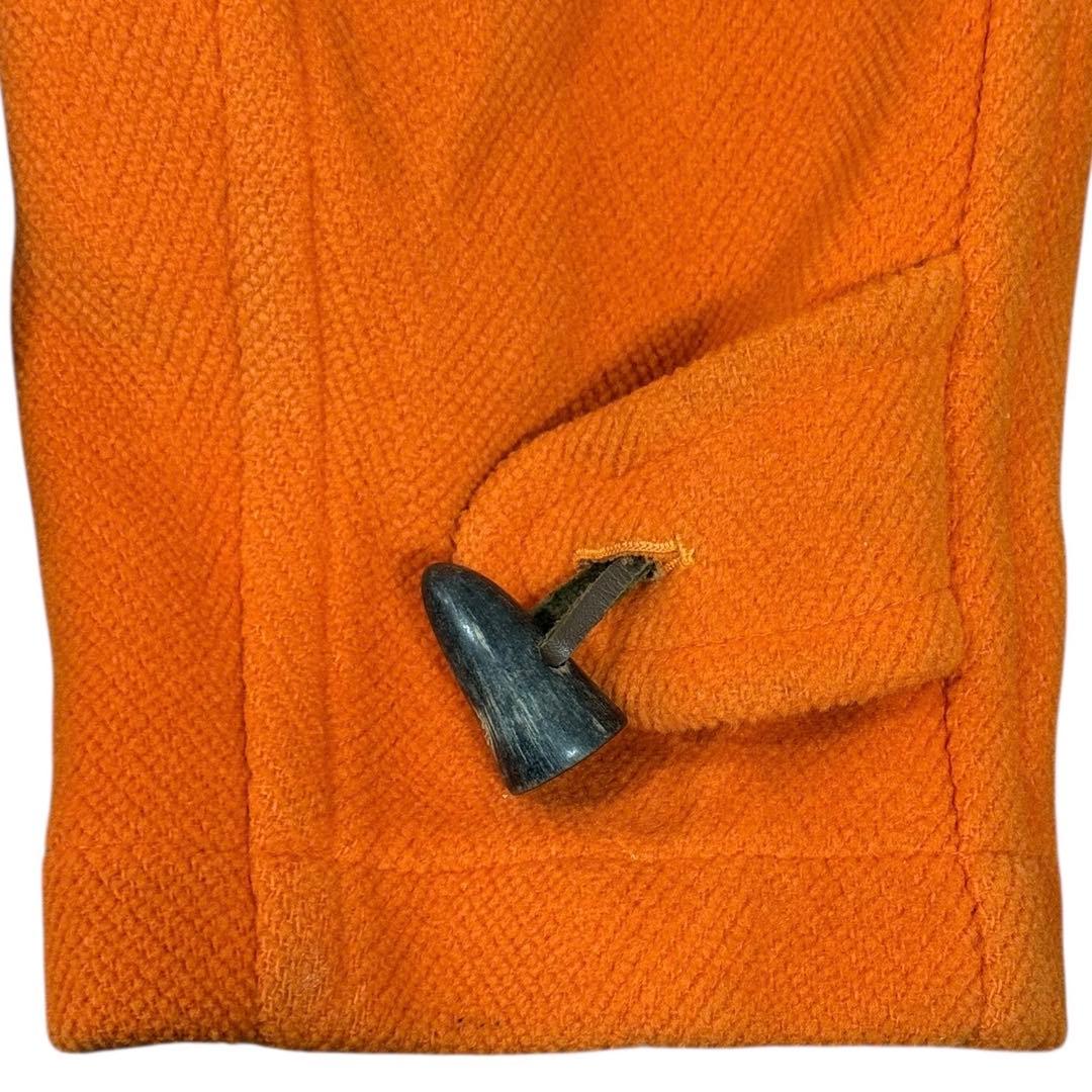 90s グレンフェル 別注 ダッフルコート オレンジ 36 Moorbrook
