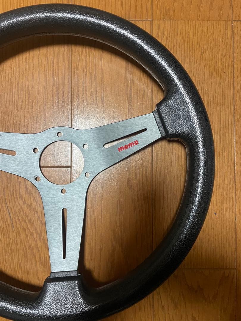 ステアリング ハンドル MOMO モモステ 350mm ディープコーン 当時物