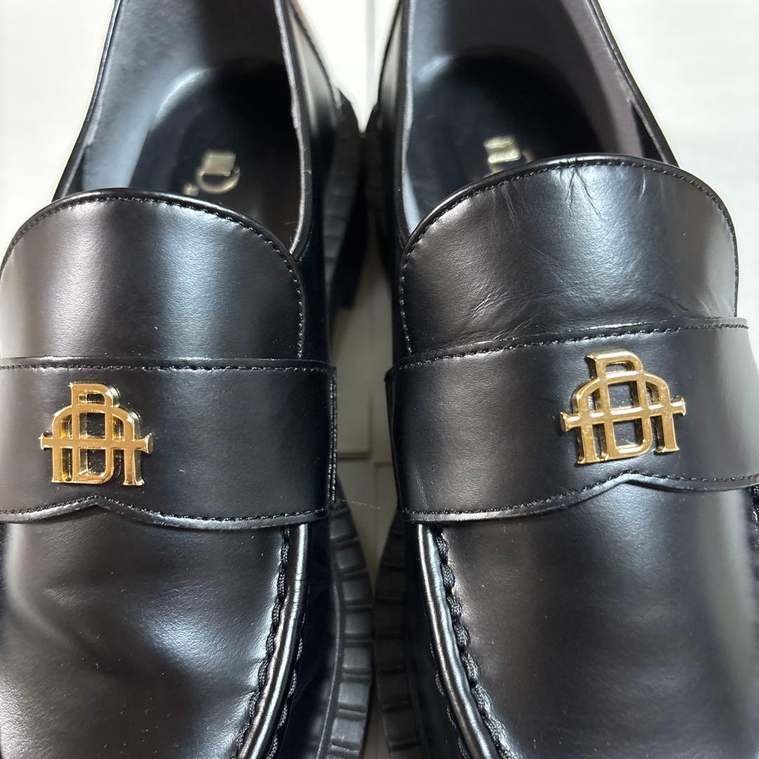 新品　ダイアナ　DIANA ローファー 革靴　23.0 厚底