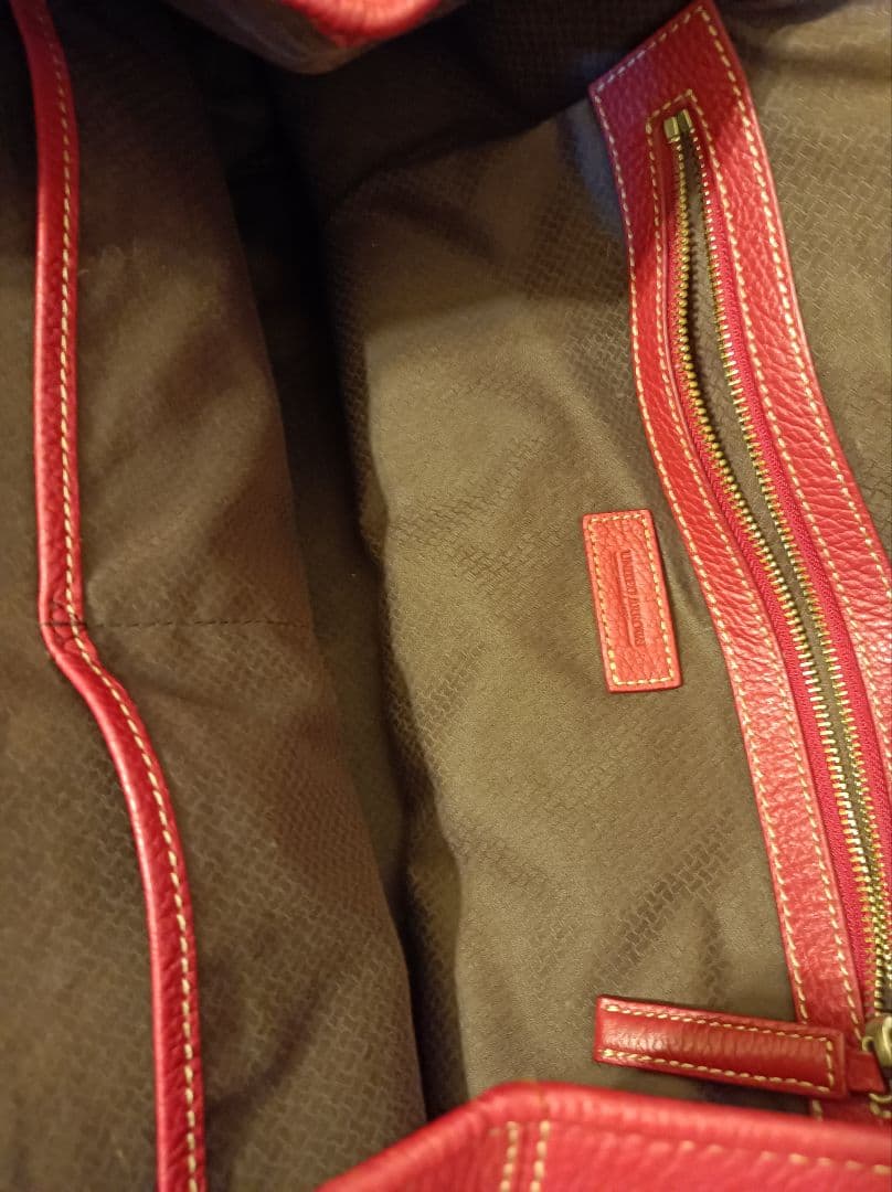 廃盤UNITEDARROWSレザーバック赤ガーデンパーティー