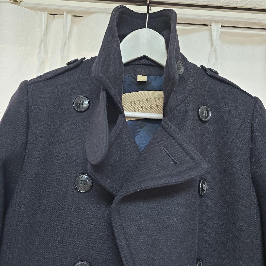 Burberry Brit ネイビー ピーコート