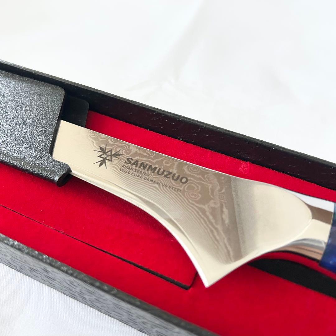 サファイアブルー SANMUZUO ボニングナイフ 7インチ フィレナイフ