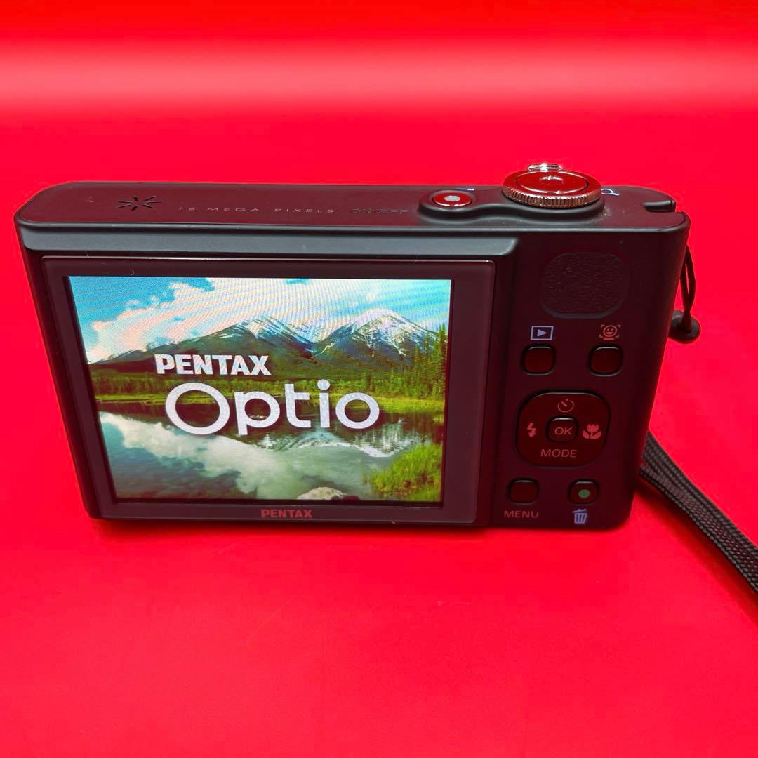 【動作確認済】PENTAX Optio RZ18 ブラック 光学18倍ズーム