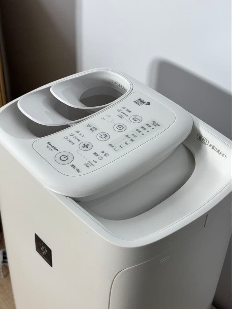 美品 シャープ HV-S75-W 2023年製 ハイブリッド式加湿器